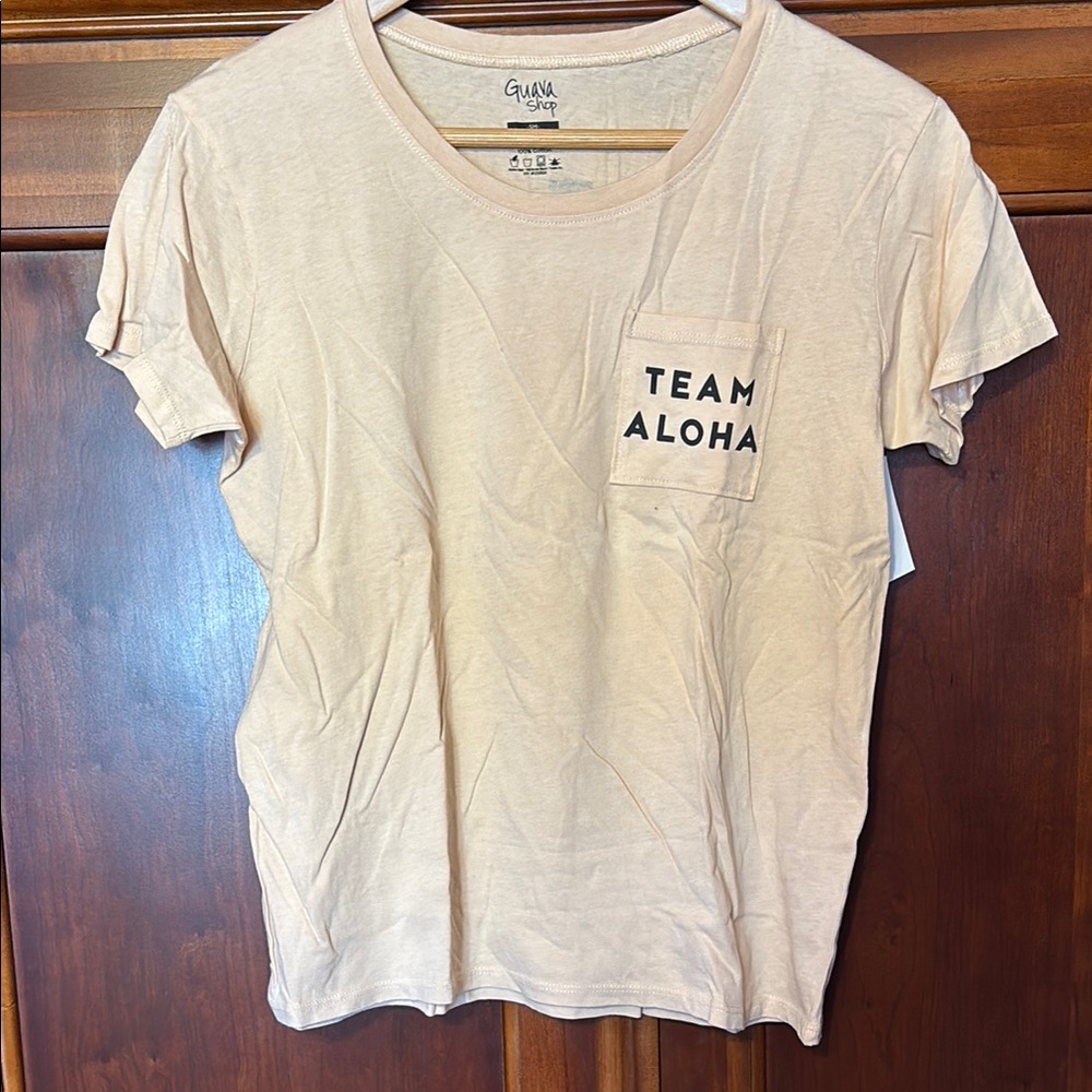 Women's Beige T-Shirt - Team Aloha